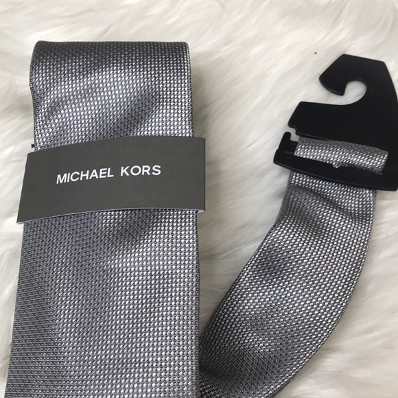 Michael Kors Men's Tie Silver